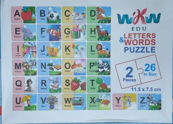 بازل الحروف الانجليزية "Letters&Words"
