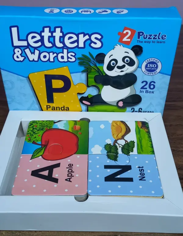 بازل الحروف الانجليزية "Letters&Words"